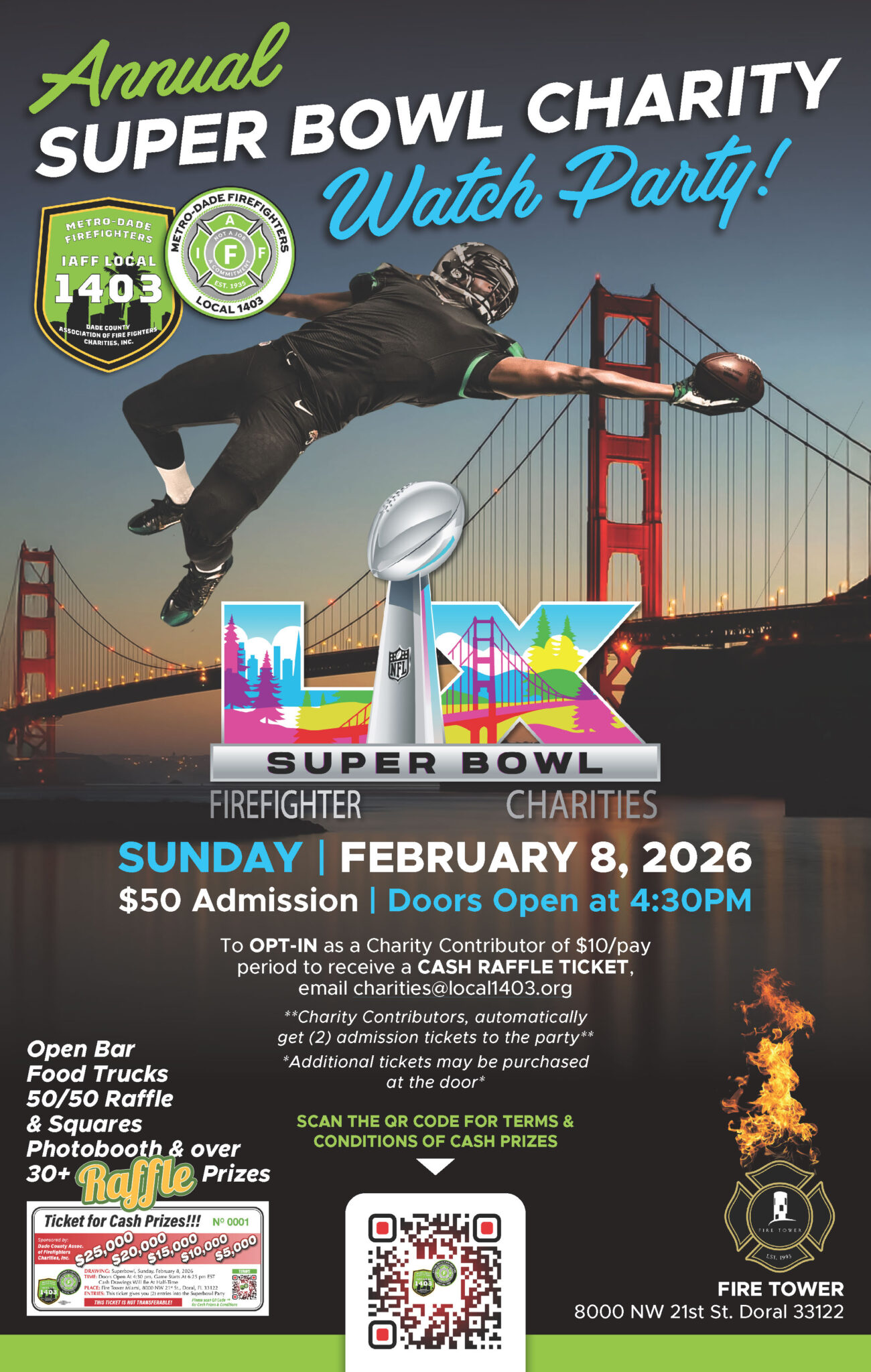 Super Bowl Charity Watch Party – LOCAL 1403 CHARITY